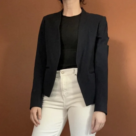Collarless Blazers